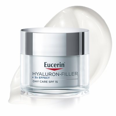 EUCERIN HYALURON - FILLER, dieninis kremas sausai odai, SPF 15, 50 ml