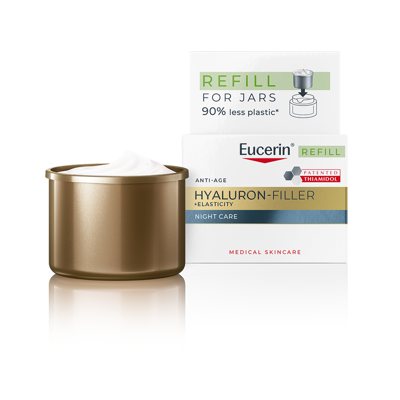 Eucerin Hyaluron-Filler + Elasticity, naktinis kremas, papildymas, 50 ml