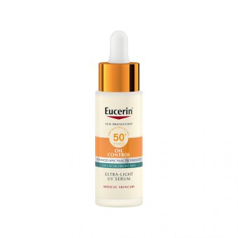 EUCERIN itin lengvas kasdienis serumas OIL CONTROL, SPF 50+, 30 ml