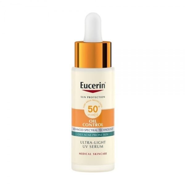 EUCERIN kasdienis veido serumas SUN OIL CONTROL SPF50+, 30 ml