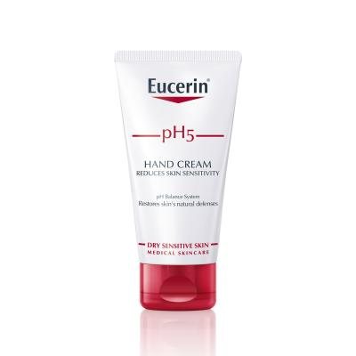 EUCERIN kremas rankoms jautriai odai PH5, 75 ml