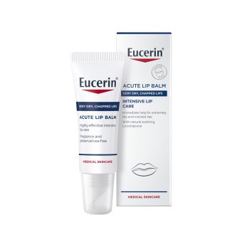 EUCERIN lūpų balzamas sausoms lūpoms ACUTE LIP BALM, 10 ml