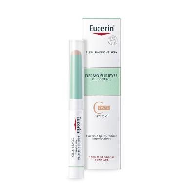 EUCERIN maskuojamasis pieštukas į aknę linkusiai odai DERMOPURE, 2 g