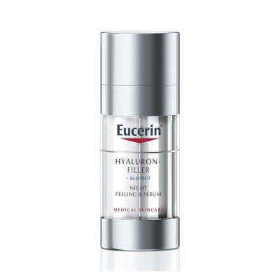 EUCERIN naktinis šveitiklis ir serumas HYALURON-FILLER, 30 ml