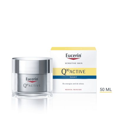 EUCERIN naktinis veido kremas Q10 ACTIVE, 50 ml
