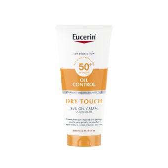 EUCERIN OIL CONTROL gelinis kremas nuo saulės kūnui Dry Touch SPF50+, 200 ml