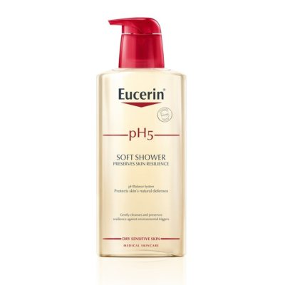 EUCERIN PH5 švelnus dušo gelis sausai, jautriai odai, 400 ml