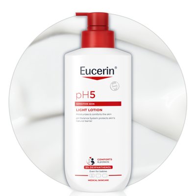 EUCERIN PH5, švelnus losjonas sausai, jautriai odai, 400 ml
