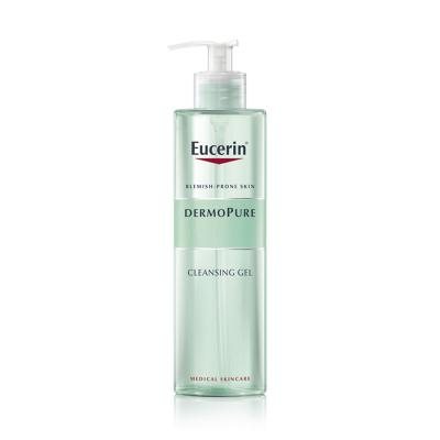 EUCERIN prausimosi gelis į aknę linkusiai odai DERMOPURE, 400 ml
