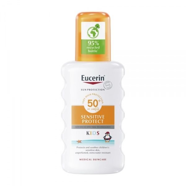 EUCERIN purškalas vaikams nuo saulės SENSITIVE PROTECT SPRAY, SPF50+, 200 ml