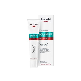 EUCERIN, raminamasis drėkinamasis kremas riebiai, į aknę linkusiai odai, DERMOPURE CLINICAL, 40 ml