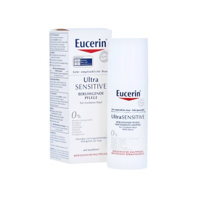 EUCERIN raminantis kremas sausai, itin jautriai odai ULTRASENSITIVE, 50 ml