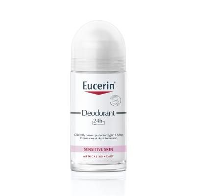 EUCERIN rutulinis dezodorantas jautriai odai 24h, 50 ml