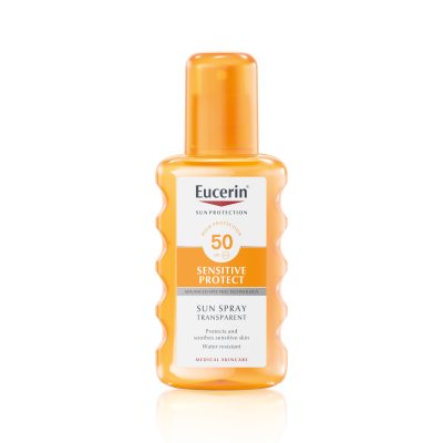EUCERIN SENSITIVE PROTECT skaidrus purškalas nuo saulės SPF50, 200 ml