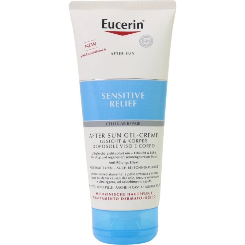 Eucerin Sensitive Relief gelis-kremas po deginimosi, 200 ml