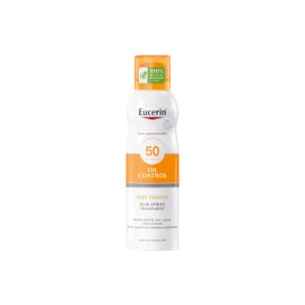 EUCERIN skaidrus purškalas OIL CONTROL DRY TOUCH, SPF 50, 200 ml