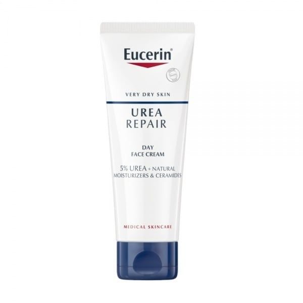 EUCERIN UreaRepair dieninis veido kremas sausai odai, 50 ml