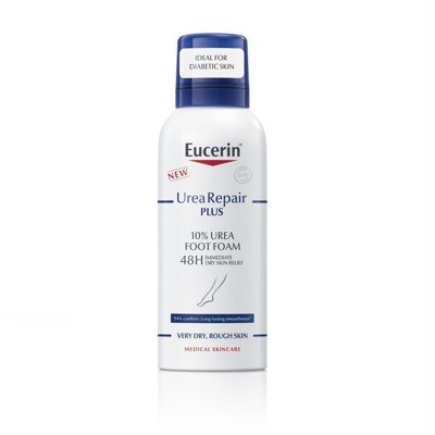 EUCERIN, UREAREPAIR PLUS, 10% ŠLAPALO PĖDŲ PUTOS YPAČ SAUSOMS IR ĮTRŪKUSIOMS PĖDOMS, 150 ml