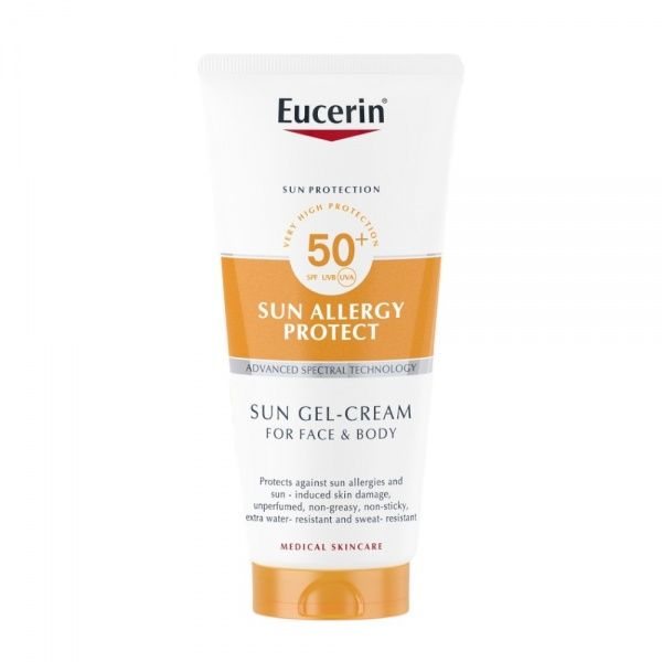 EUCERIN veido ir kūno kremas-gelis SUN ALLERGY PROTECT, SPF50+, 200 ml