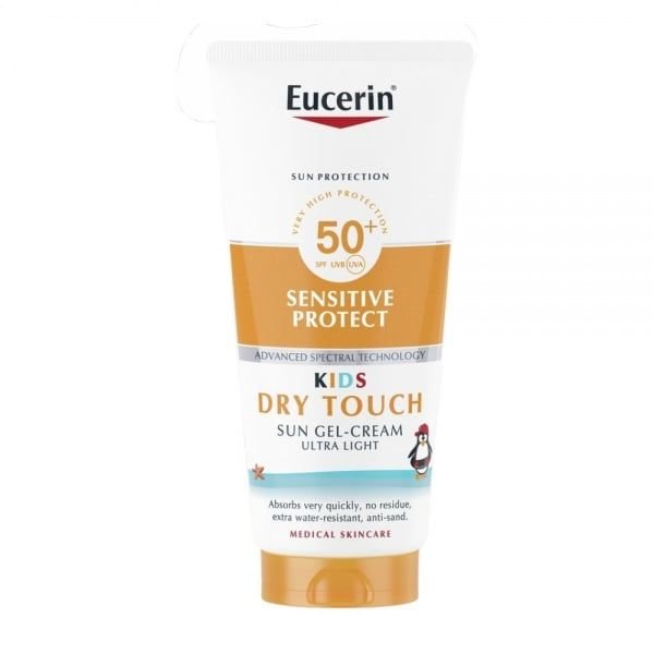 EUCERIN veido ir kūno losjonas nuo saulės vaikams SUN SENSITIVE PROTECT, SPF50, 200 ml