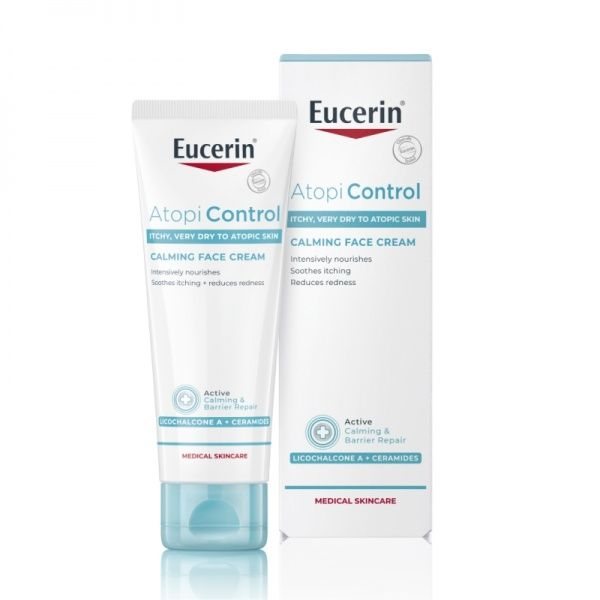 Eucerin veido kremas atopinei odai AtopiControl, 50 ml