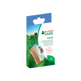 EUROCARE pleistrų rinkinys FAMILY, 10 vnt