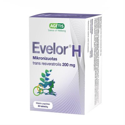 EVELOR H, 200 mg, 30 tablečių