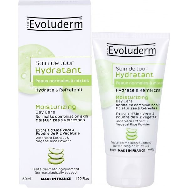 EVOLUDERM drėkinantis dieninis veido kremas, 50 ml