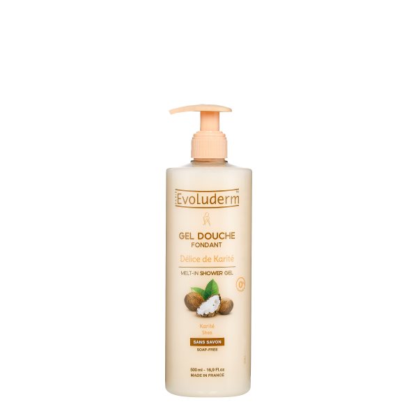 EVOLUDERM dušo želė DELICE DE KARITE, 500 ml