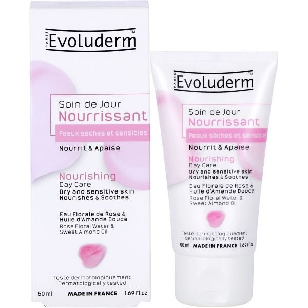 EVOLUDERM maitinantis dieninis veido kremas, 50 ml