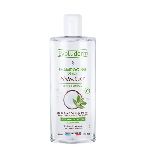 EVOLUDERM šampūnas PLUIE DE COCO, 400 ml