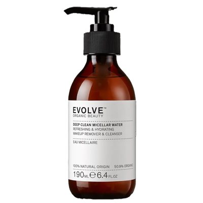 EVOLVE ORGANIC BEAUTY, Giliai valantis micelinis vanduo, ekologiškas, 190 ml