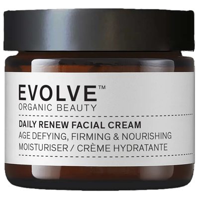 EVOLVE ORGANIC BEAUTY, Veido kremas „Daily Renew“, ekologiškas, 60 ml