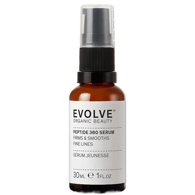 EVOLVE ORGANIC BEAUTY, Veido serumas su peptidais, ekologiškas, 30 ml