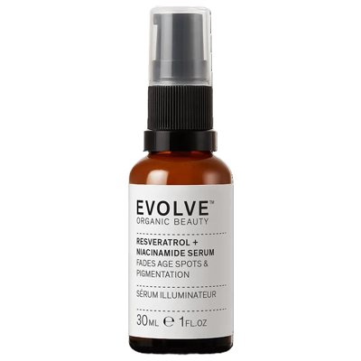EVOLVE ORGANIC BEAUTY, Veido serumas su resveratroliu ir niacinamidu, 30 ml