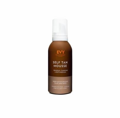 EVY Kūno ir veido savaiminio įdegio putos šviesus / vidutinis įdegis, 150 ml