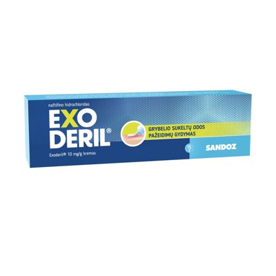 Exoderil 10 mg/g kremas, 15 g