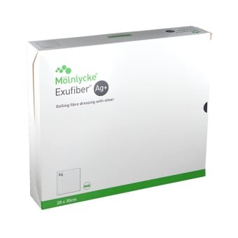 EXUFIBER AG+ hidrokoloidinis tvarstis, 5 vnt
