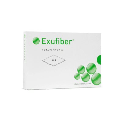 Exufiber geliu virstantis tvarstis, N10, 5 x 5 cm