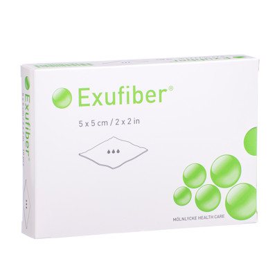 EXUFIBER geliu virstantis tvarstis, x 5 cm, 10 vnt., 5 cm