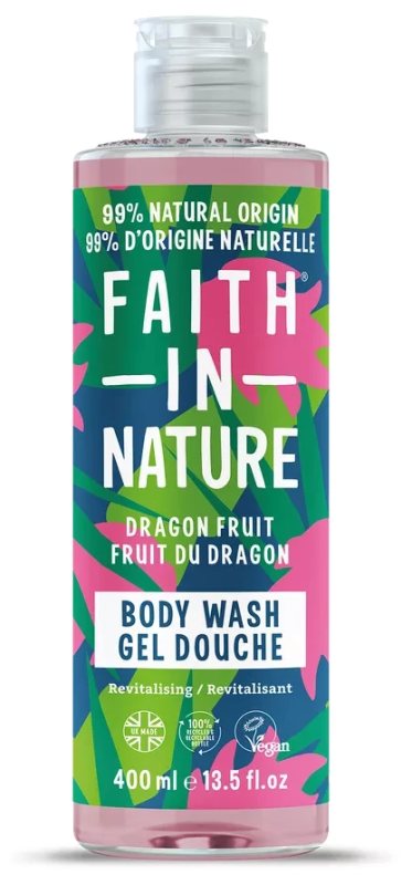 FAITH IN NATURE Dragon Fruit dušo gelis, Vnt, 400 ml