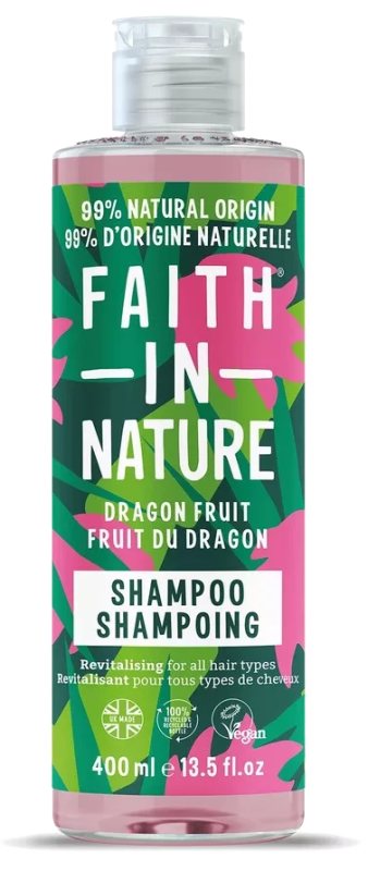 FAITH IN NATURE egzotiško kvapo, visų tipų plaukams, šampūnas, Vnt, 400 ml