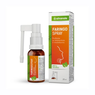 FARINGOSPRAY purškalas MINT, 20 ml