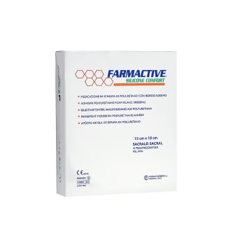 FARMACTIVE silikoninis tvarstis SILICONE CONFORT, 10 vnt., 15 x 18 cm