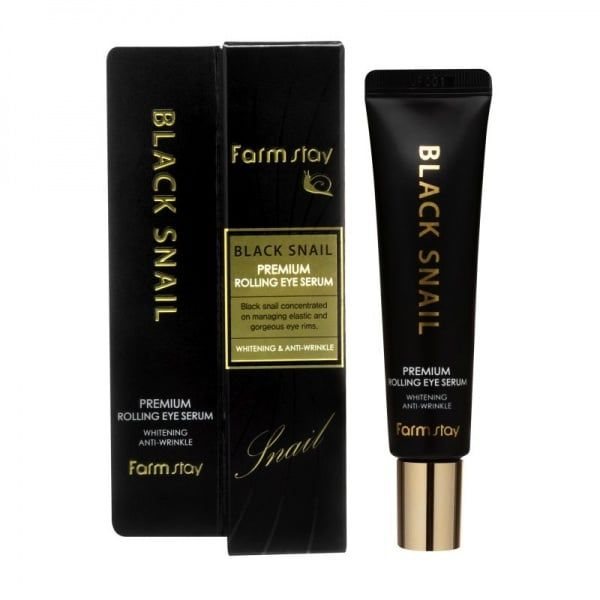 FARMSTAY paakių serumas BLACK SNAIL PREMIUM ROLLING, 25 ml