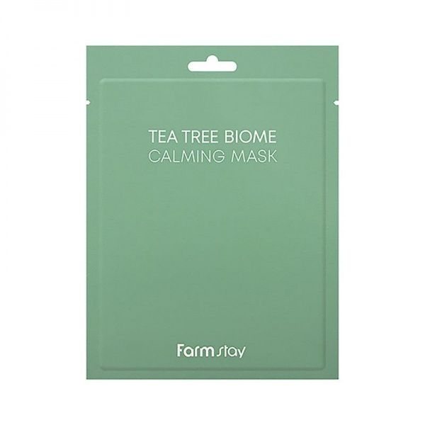 FARMSTAY veido kaukė TEA TREE BIOME CALMING, 25 ml