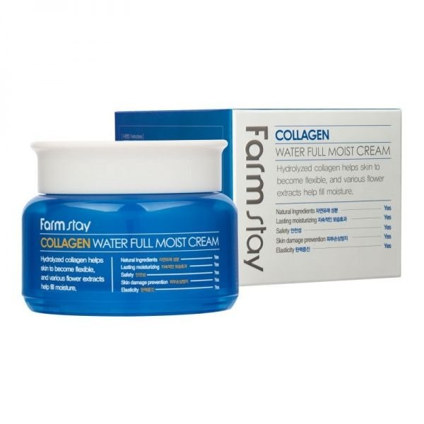FARMSTAY veido kremas COLLAGEN WATER FULL MOIST, 100 g