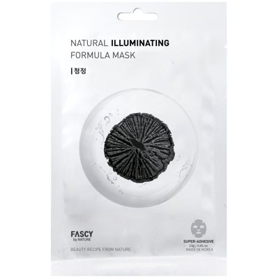 FASCY lakštinė veido kaukė Natural Illuminating, 23 g