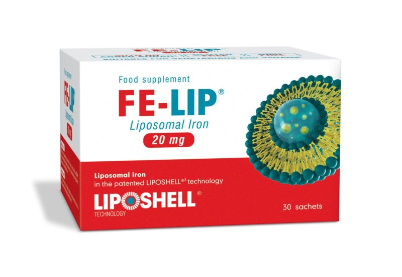 Fe-Lip liposominė geležis N30