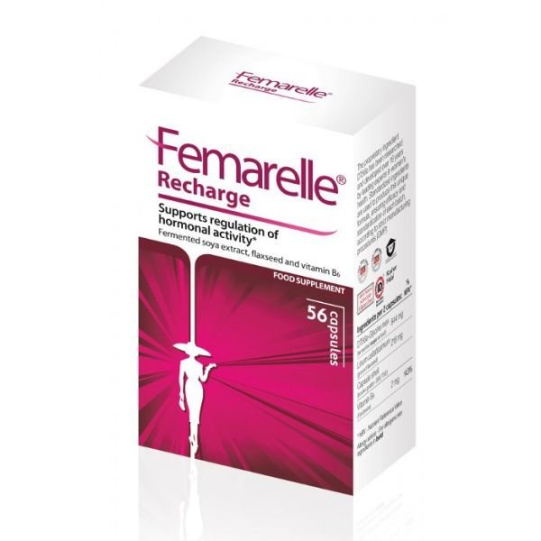 FEMARELLE maisto papildas RECHARGE, 56 kaps.